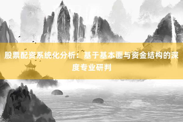 股票配资系统化分析：基于基本面与资金结构的深度专业研判