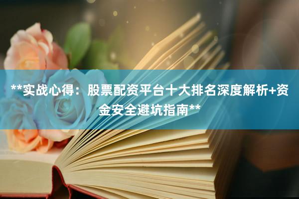 **实战心得：股票配资平台十大排名深度解析+资金安全避坑指南**